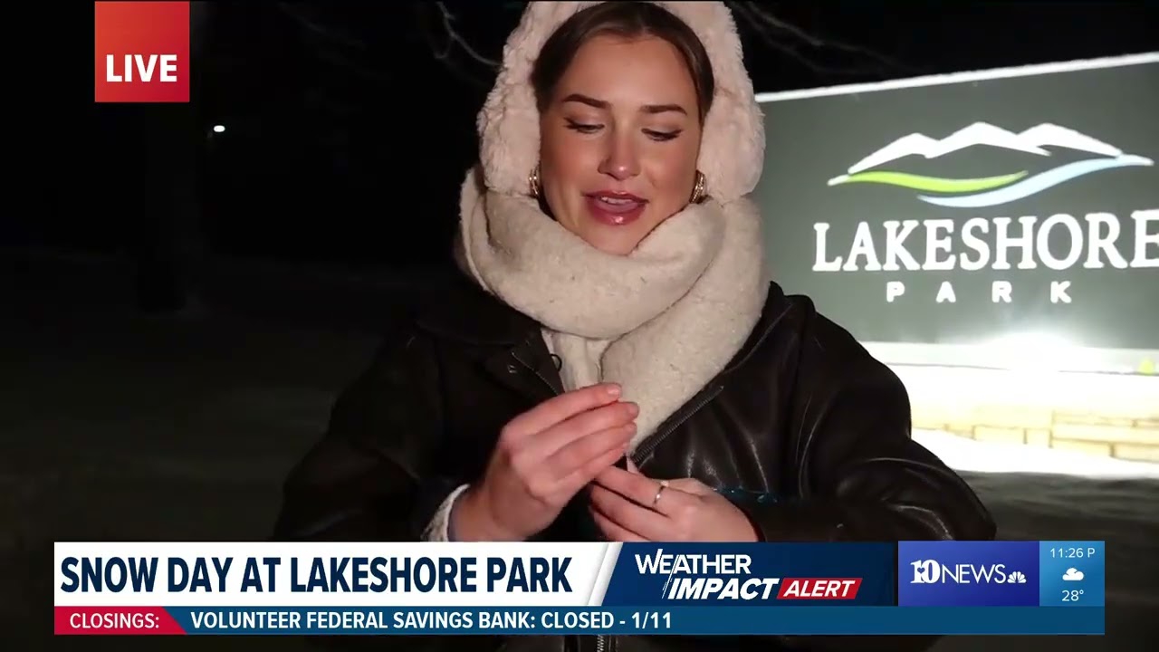 Eating Snow Cream in the Park--January 2025