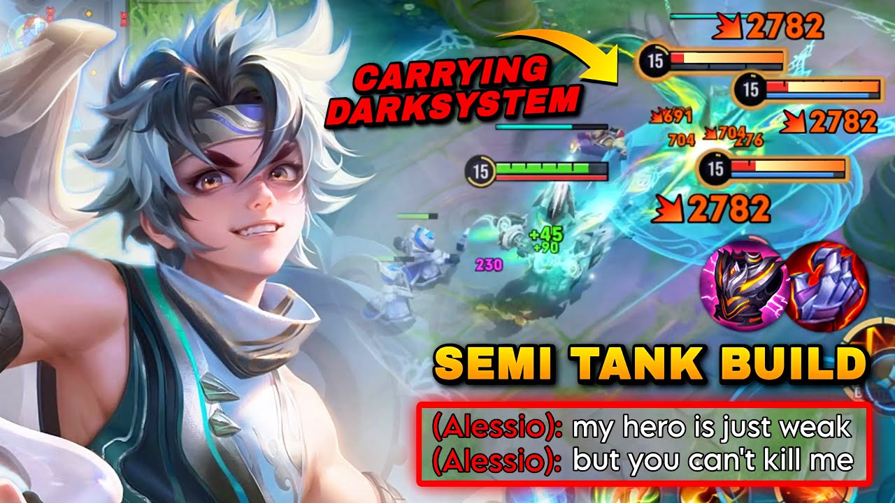 CHINA MENGYA CARRYING DARKSYSTEM TEAMMATES WITH OP SEMI TANK BUILD! | TOP 1 MENGYA BUILD & ARCANA