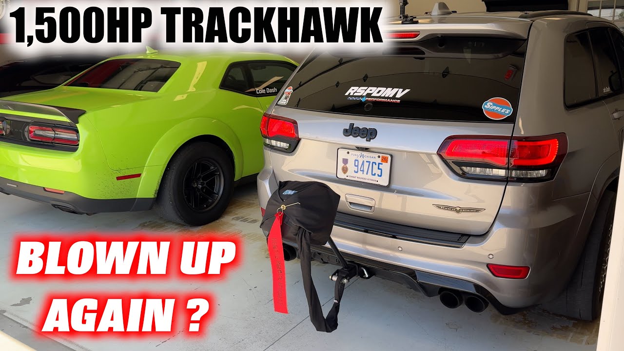 BIG PROBLEMS WITH THE 1500HP JEEP TRACKHAWK!