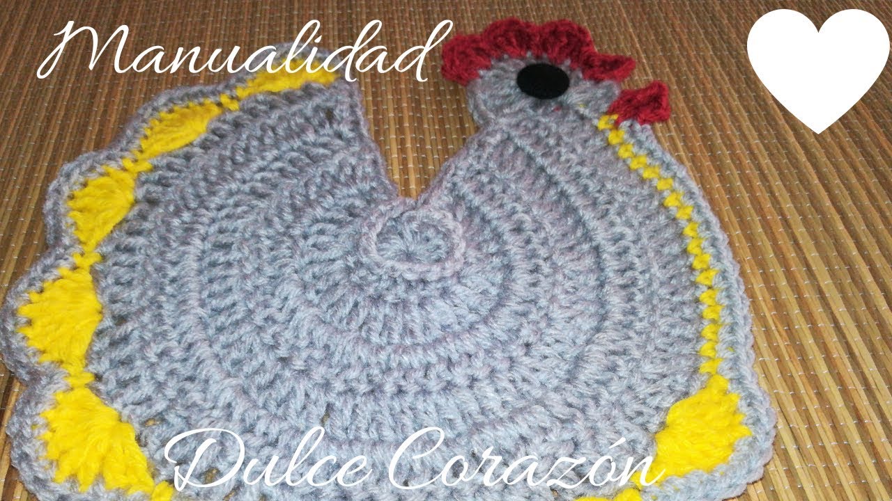 Gallina a crochet  #2 by Dulce Corazón