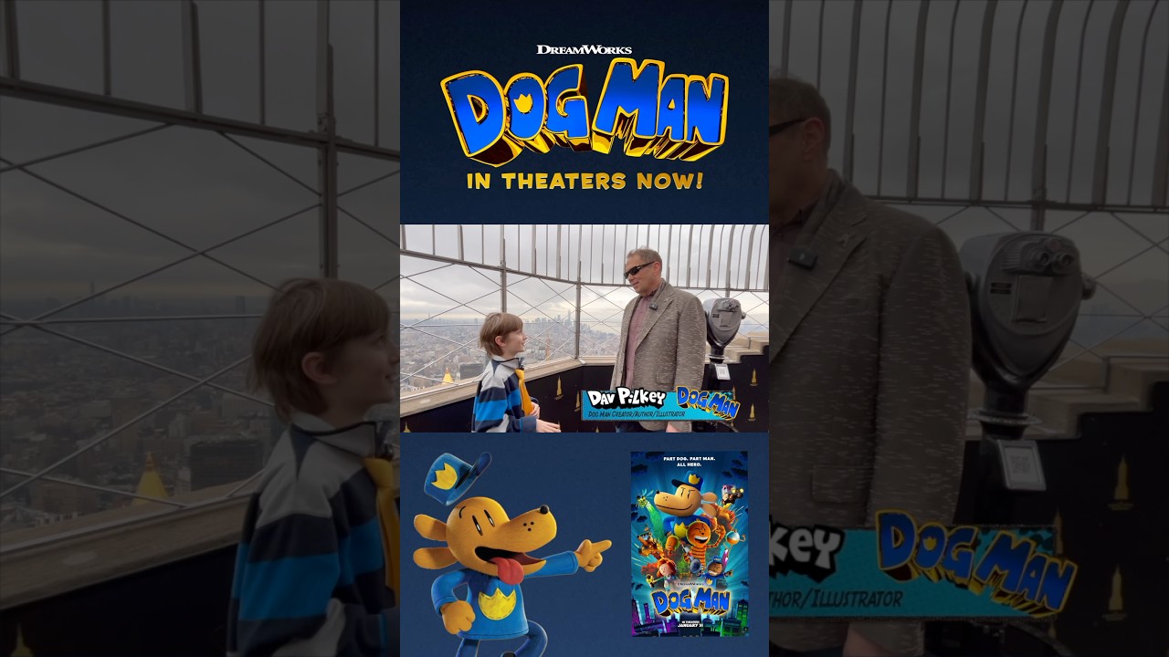 Meeting Dav Pilkey the creator of the #dogman book series ​⁠@scholastic ​⁠@PlanetPilkeyOfficial
