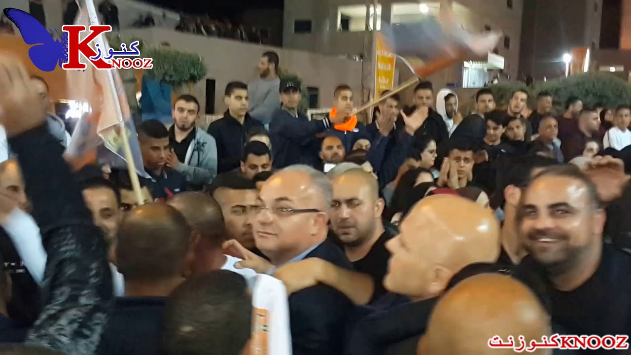 احتفال اهالي الطيبة بفوز المحامي شعاع مصاروة منصور