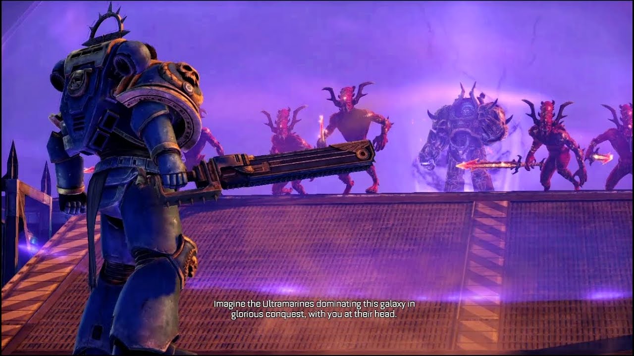Warhammer 40,000 Space Marine Games part 17 Man Against Daemon
