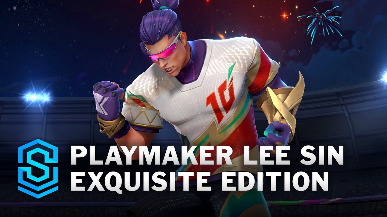 Playmaker Lee Sin Exquisite Edition Wild Rift Skin Spotlight