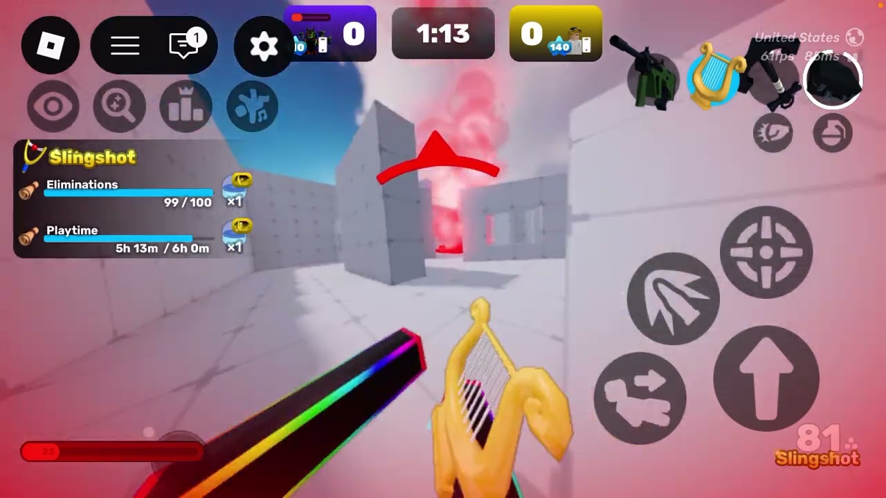 Picking a random map, then winning on it in Roblox rivals