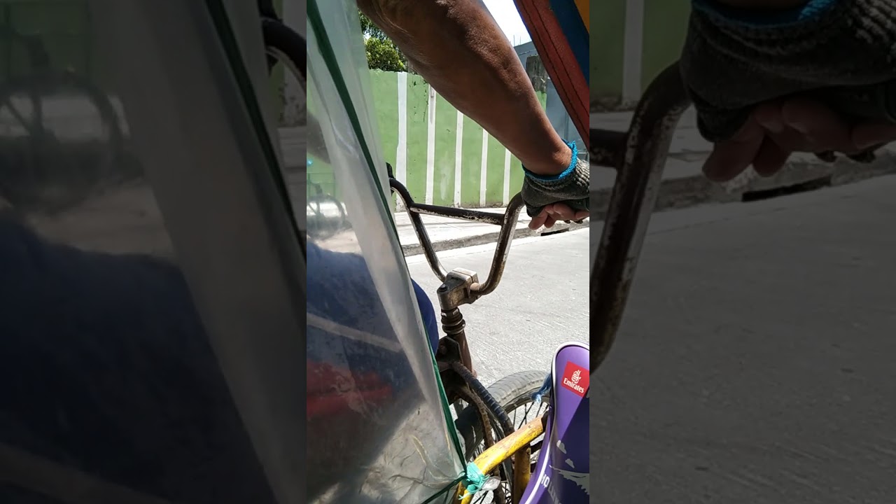 My interview with Tatay the 70 year old padyak driver here in our subdivision.