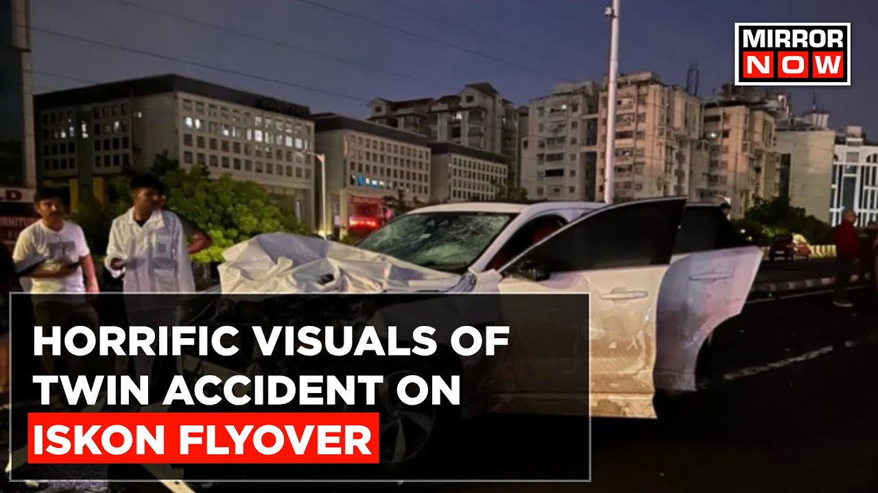 Horrific Visuals Of Multiple Car Crash On Ahmedabad's ISKCON Flyover Emerges; 9 Dead | Top News