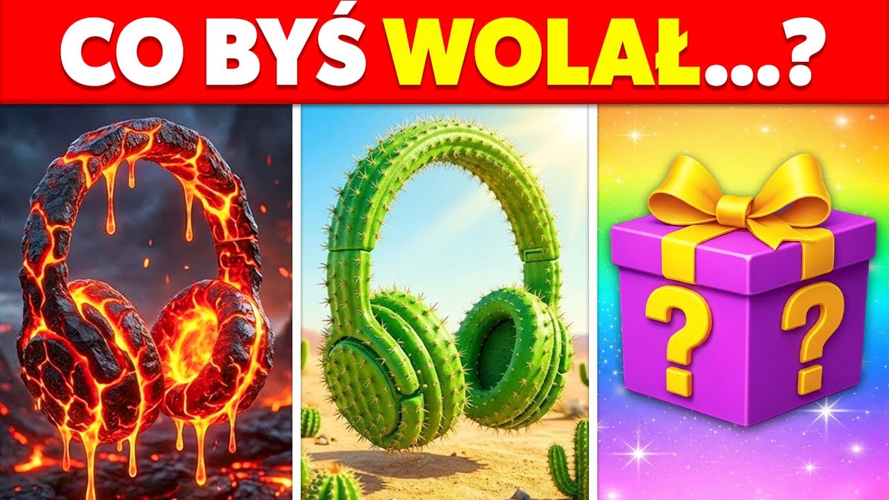 Co byś wolał...? Edycja Tajemniczego Prezentu 🎁😍 Quiz Mistrz