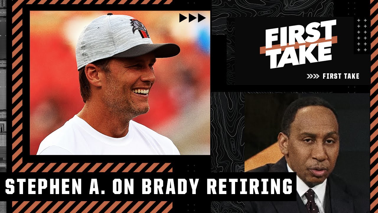 Stephen A. reacts to Tom Brady's official retirement announcement | First Take