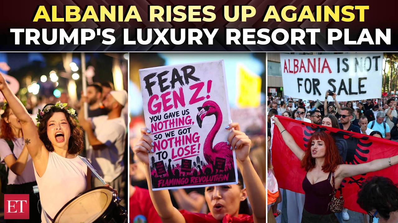 FLAMINGOS, FURY and a billion-dollar resort: Albanians rise up against Trump family's Island project