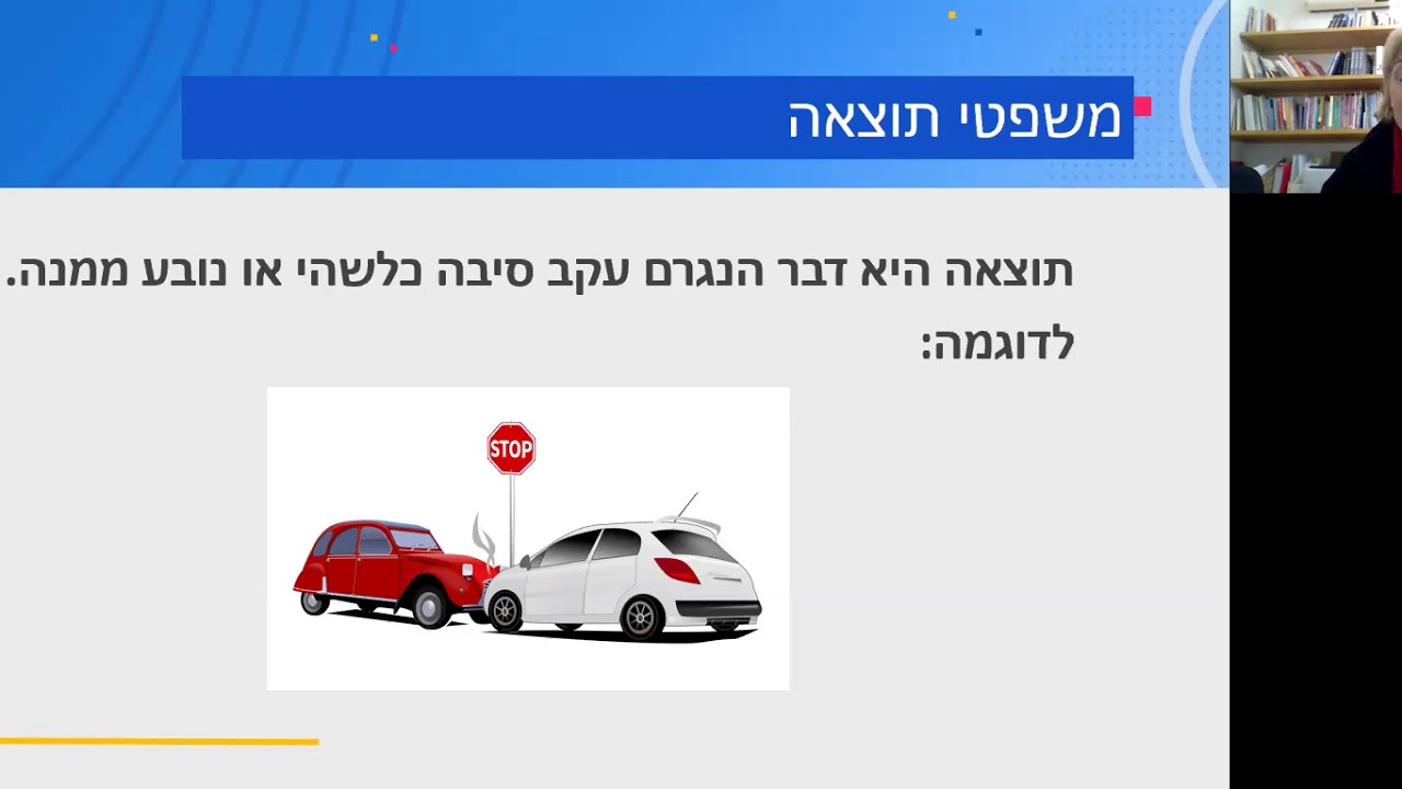 עברית לעולים חדשים:תחביר משפטי סיבה ותוצאה - חלק א