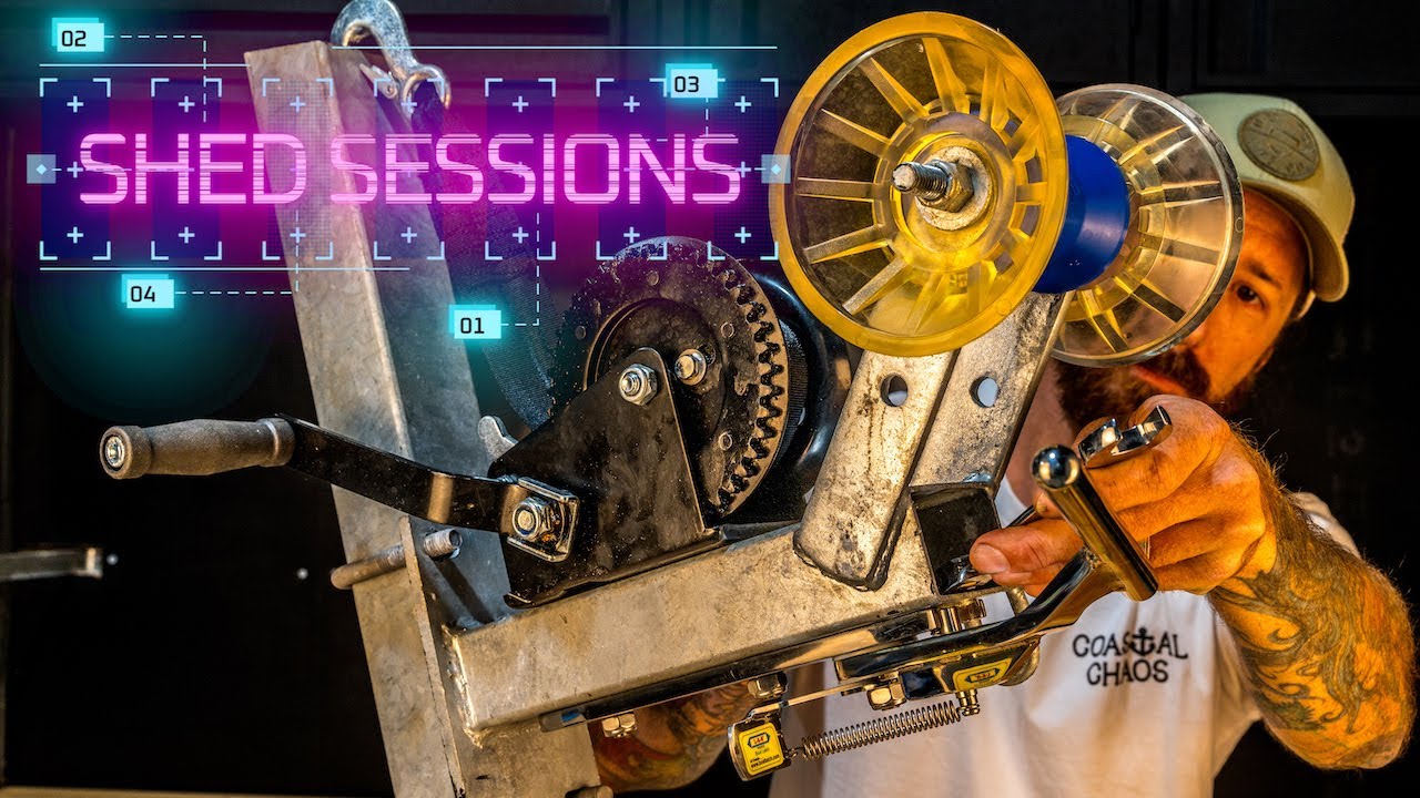 SHED SESSIONS || DIY Hands Free Boat Launch & Retrieve System
