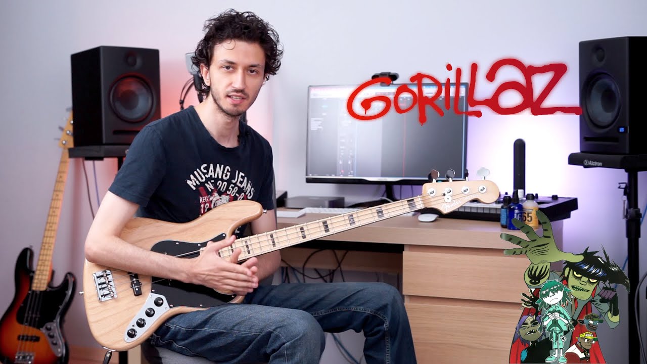 Gorillaz - Feel Good Inc. | Bass Lesson for Beginners