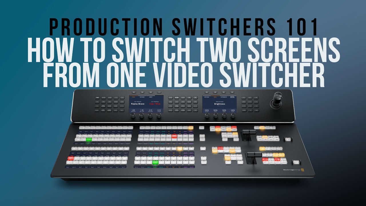 How to Switch Two Screens from One Video Switcher