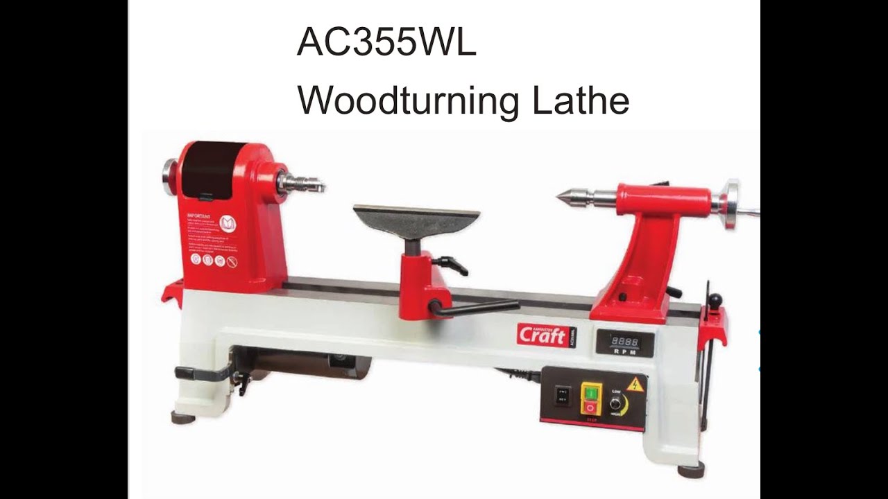 My New AC355WL wood lathe from Axminster. #Vlog39