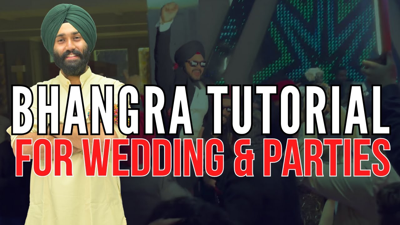 6 Easy Bhangra Steps For Parties | Bhangra Tutorial for Beginners on Dhol | Hardeep Singh Bhangra