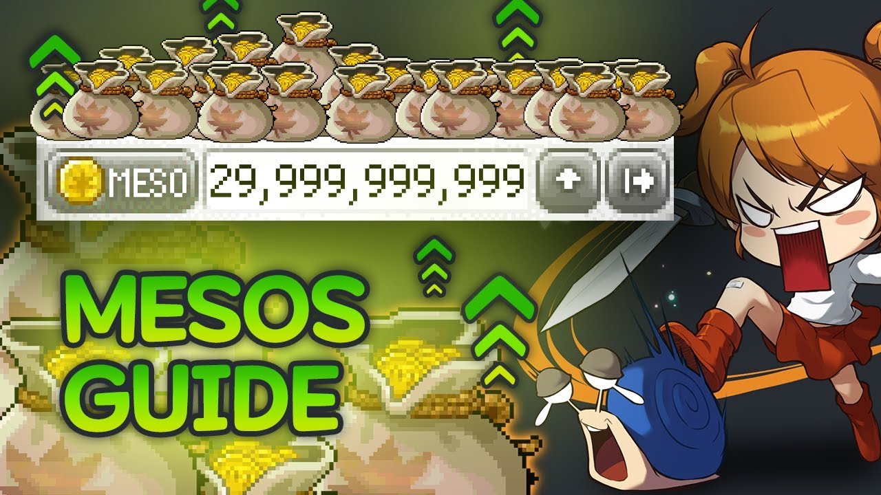 Полное руководство по заработку мезо в MapleStorySEA для игроков, не вкладывающих деньги в игру.