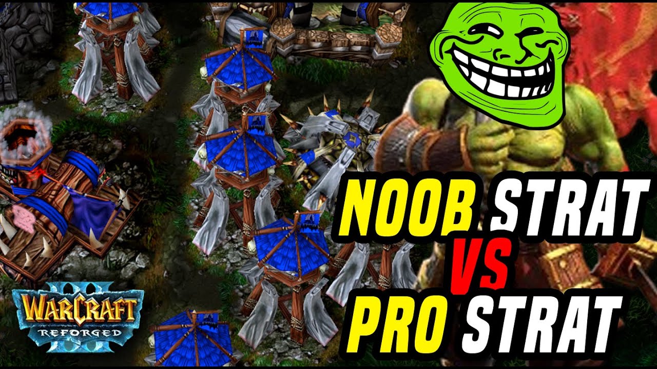 NOOB strategia na poziomie  PRO - Warcraft 3