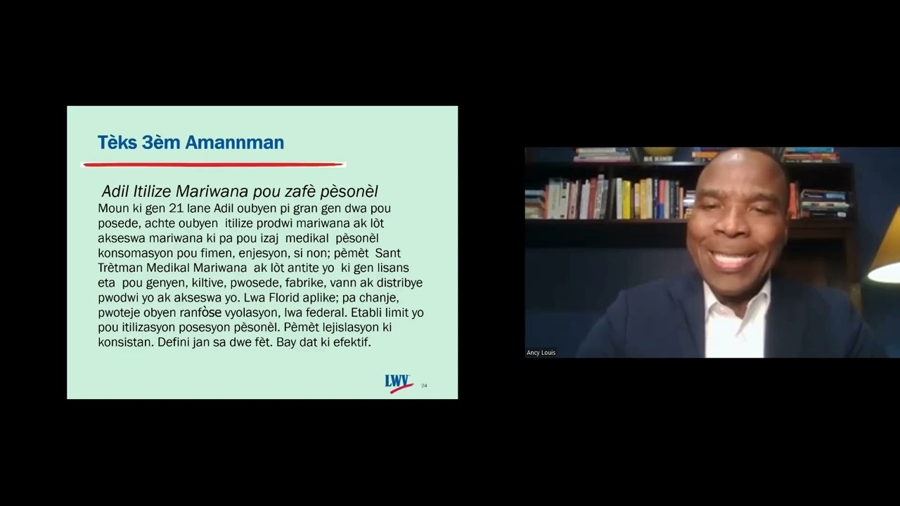 Prezantasyon sou 6 amannman bilten vòt Florida yo (2024) | League of Women Voters