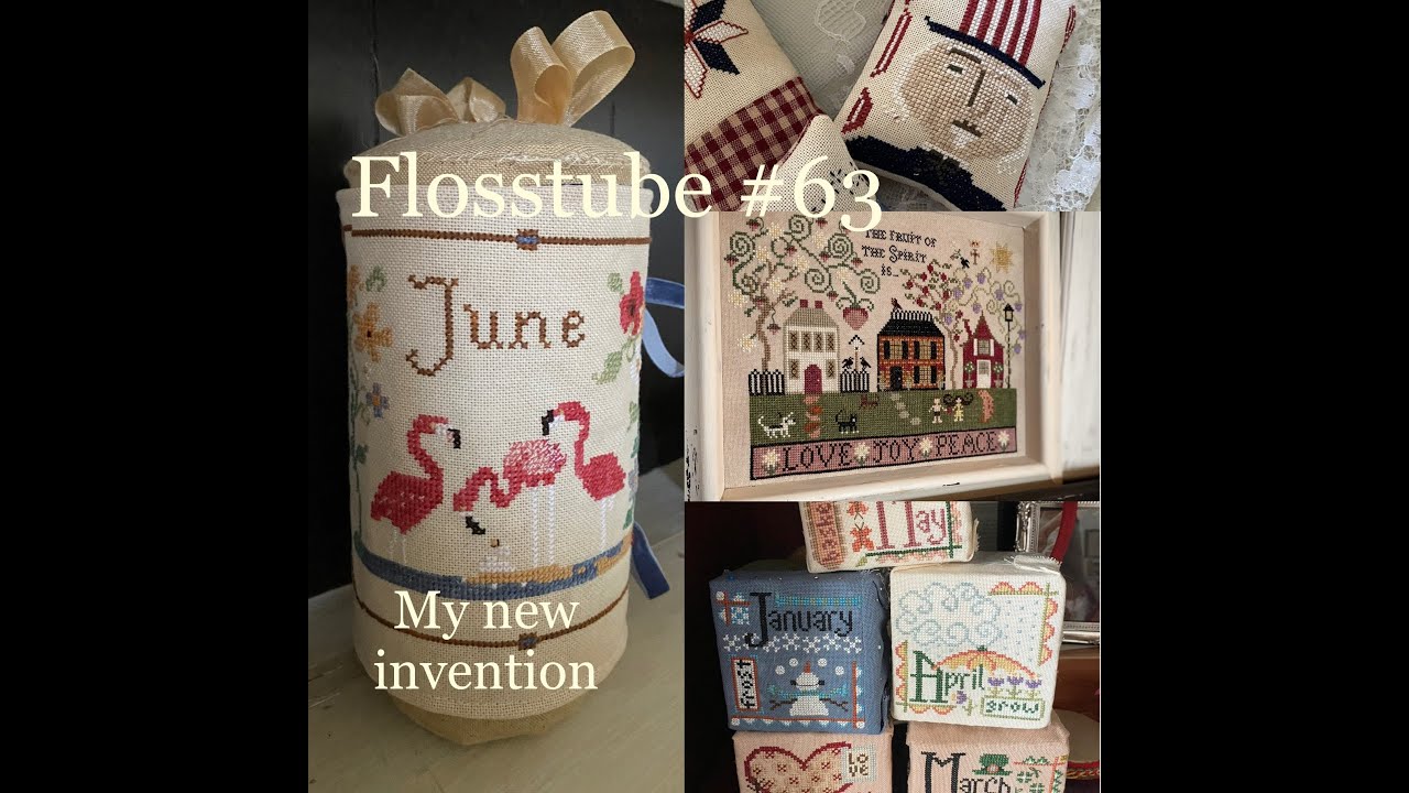 A Sampler Finish + I invented a new Finish + Patriotic stitching = Flosstube #63