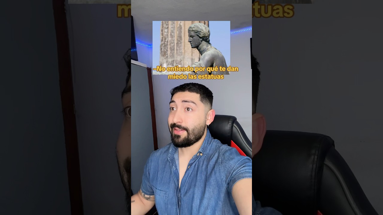 Вот почему я боюсь статуй😳 