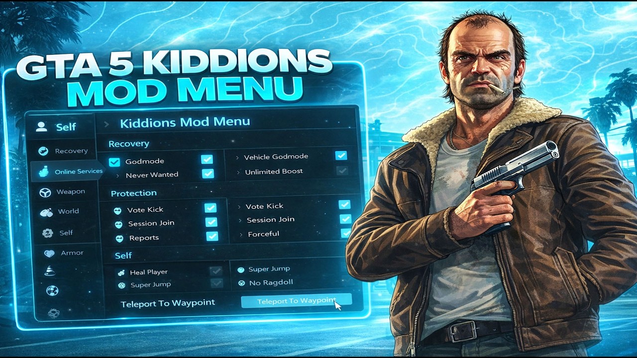 [NEW] GTA 5 Mod Menu PC 2026 / Free Kiddions Cheat, Money Hack & Online Mods (WORKING)