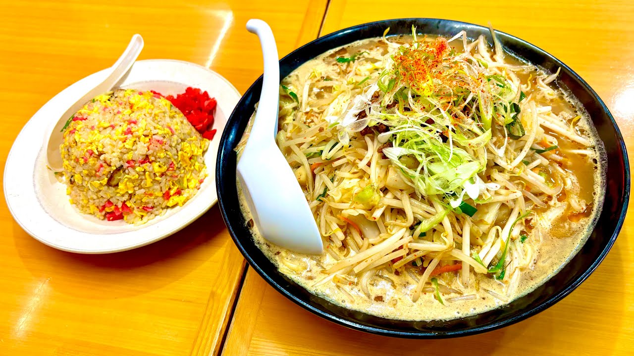 【岐阜デカ盛り】味噌ベトコンちゃんぽん野菜麺両方大盛・国産にんにくチャーハン/本場ちゃんぽん皿うどん長崎屋【岐阜県各務原市三井北町】