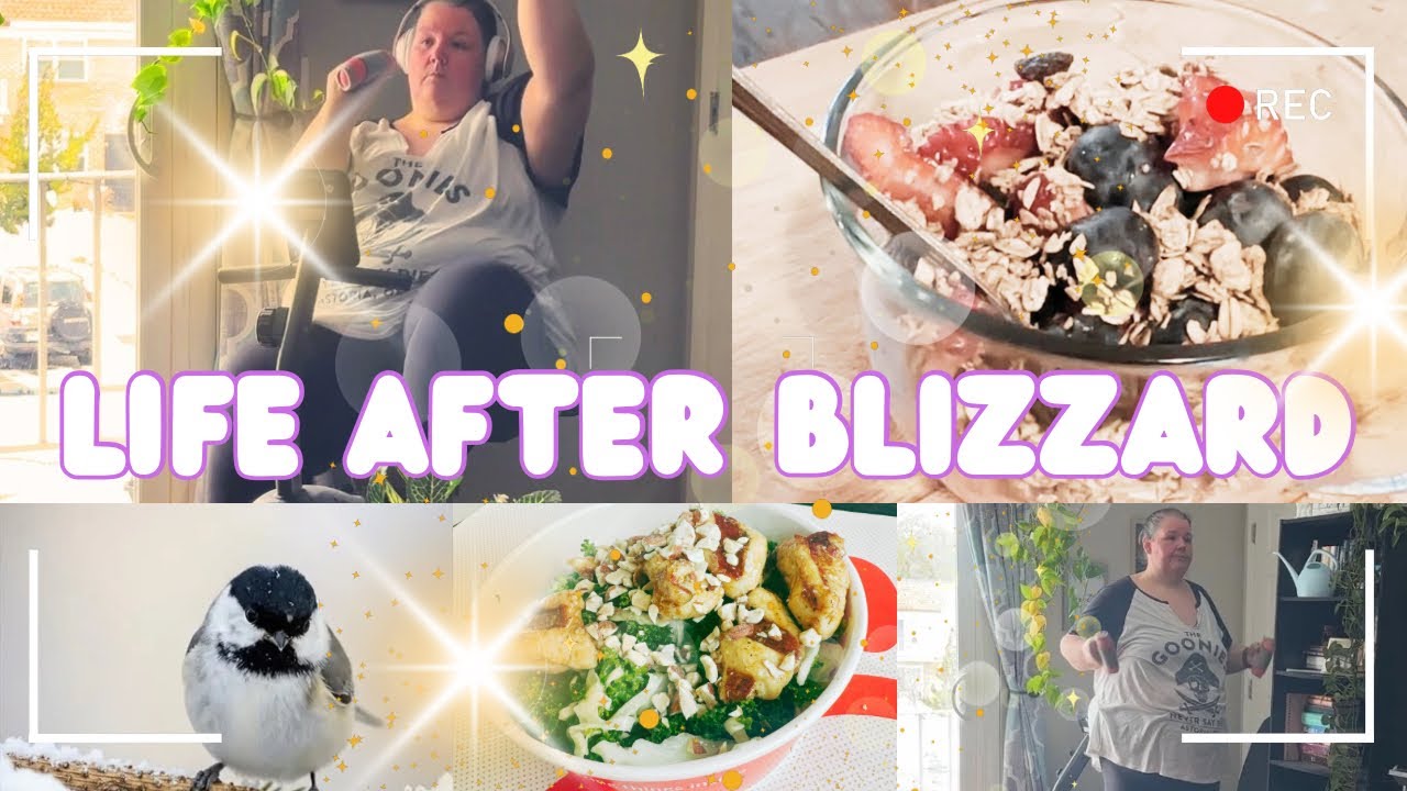 Life after Major Blizzard | Workout at Home | Yogurt Bowl | My Chick-Fil-A Order  