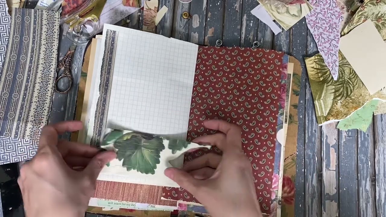 Pt 5: More Page Decorations for the Red Purse Journal