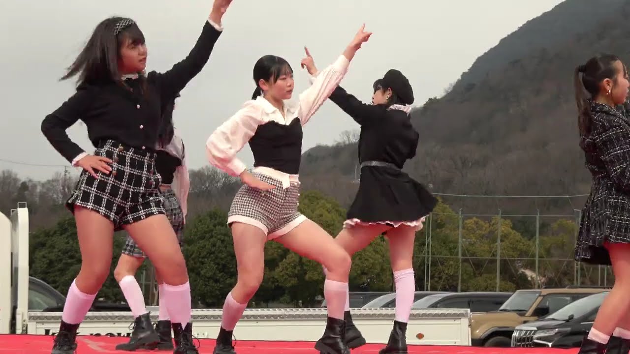 可愛らしい！女子中学生のダンス かわいい服で踊ってみた！　[4K]