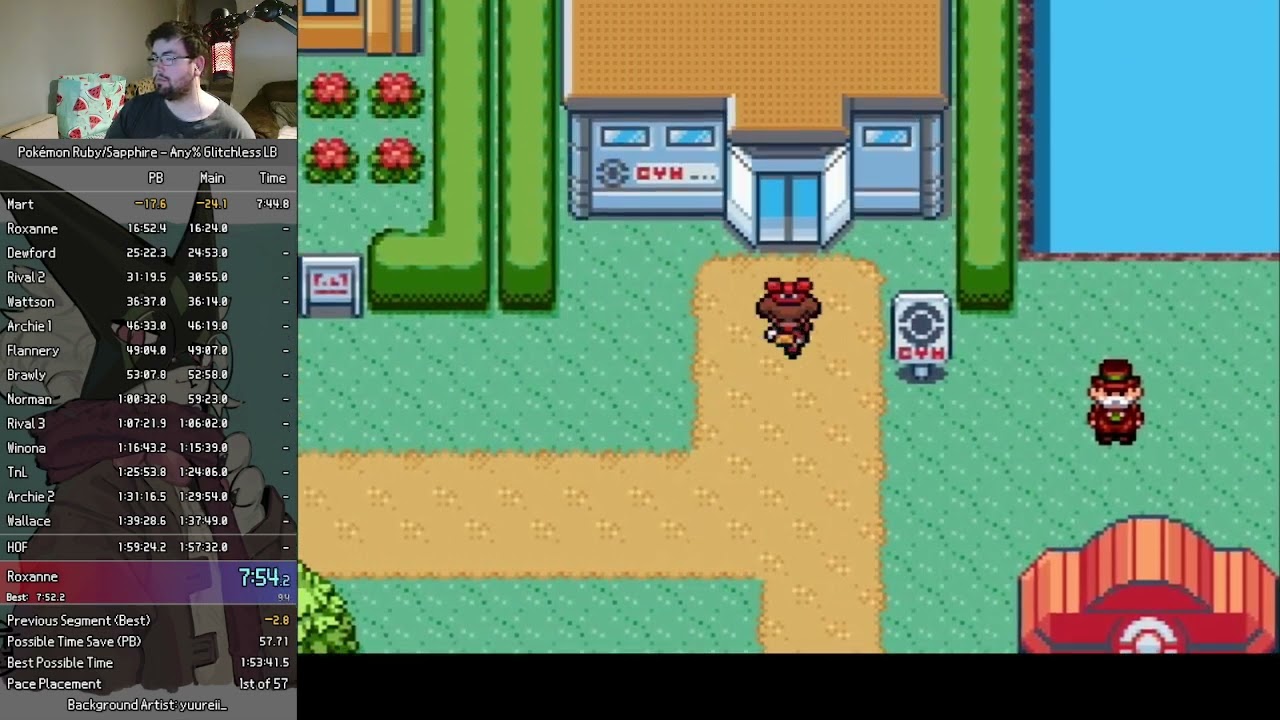 Pokemon Sapphire Speedrun in 1:57:57