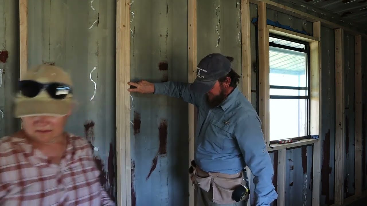 Framing Shipping Container Walls