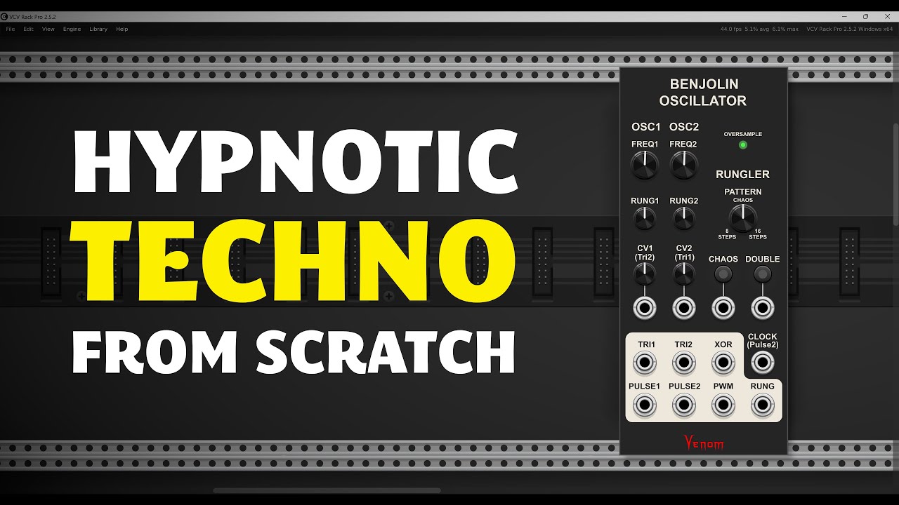 Techno from scratch with the Benjolin Oscillator