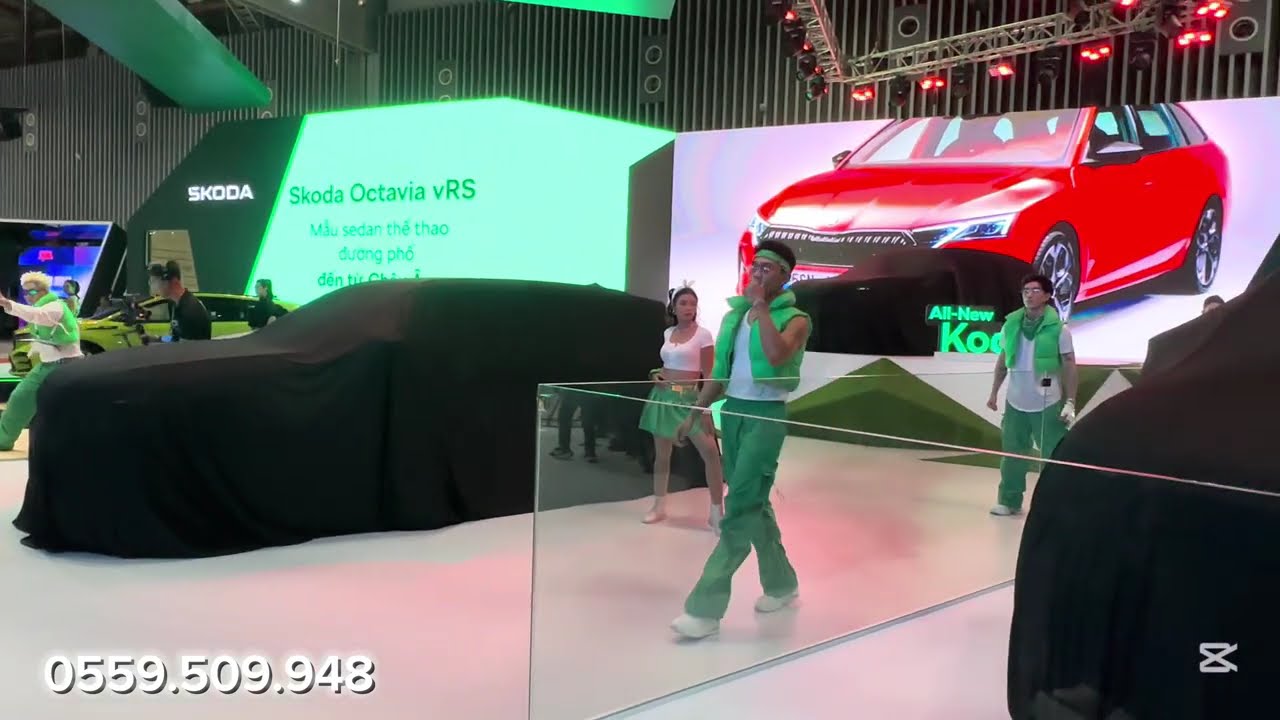 Skoda Intro at VietNam Motorshow 2024