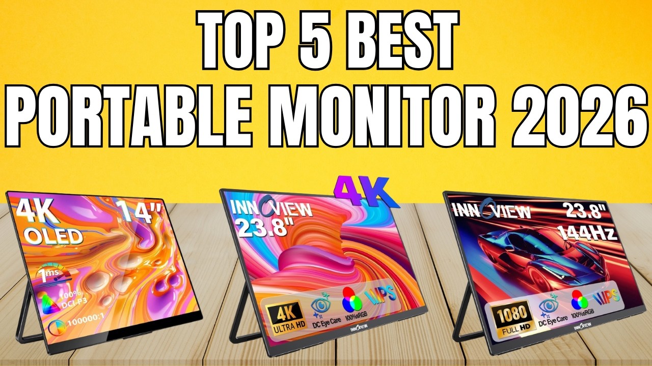 Top 5 Best Portable Monitor – Buyer’s Guide & Reviews!