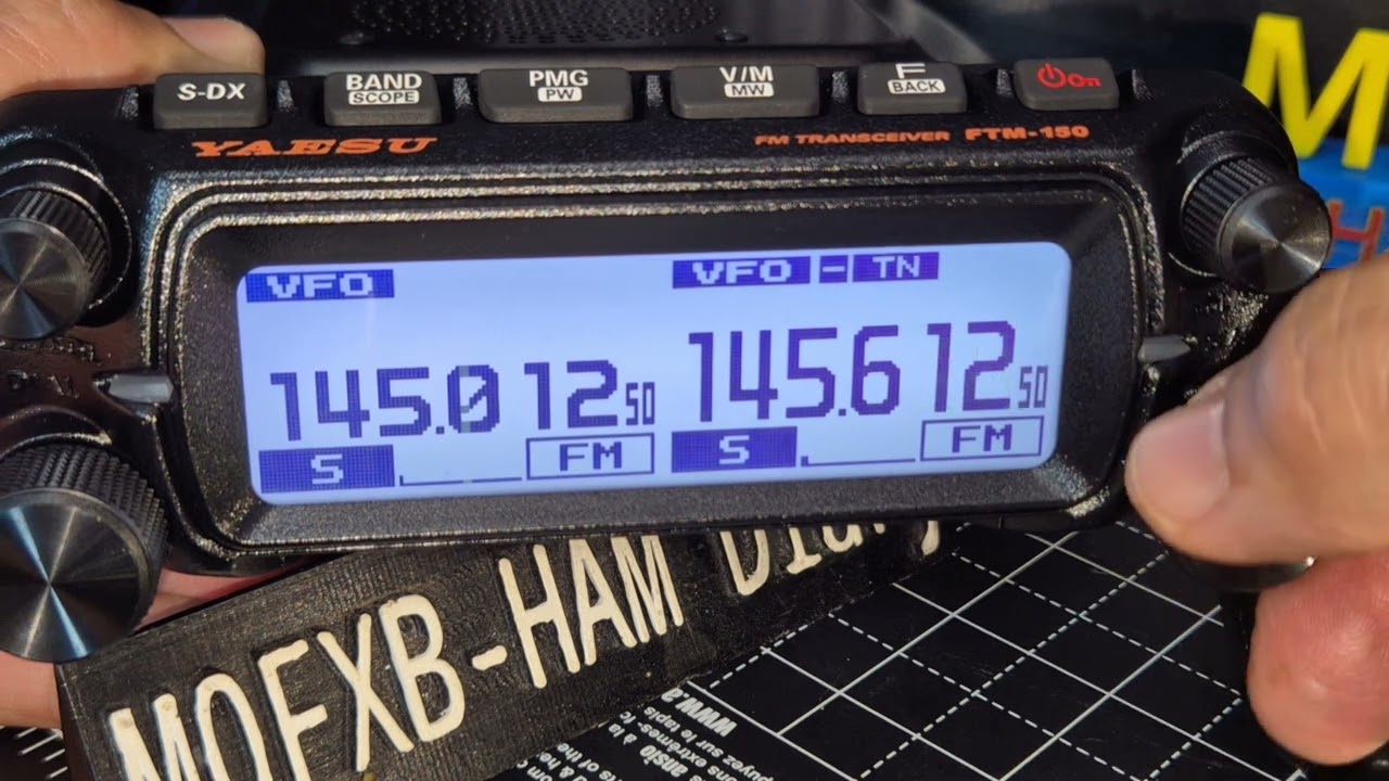 Yaesu FTM150 Добавить ретранслятор Сохранить память