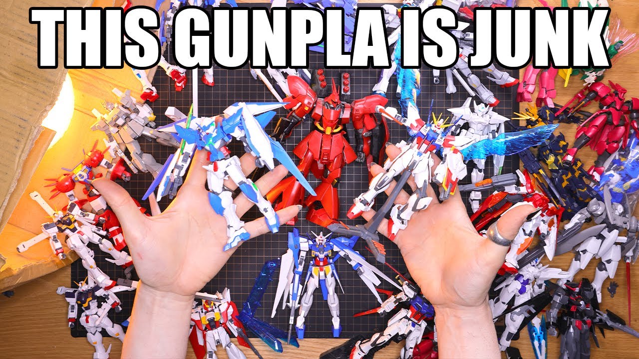 I bought a big box of JUNK gunpla from Japan