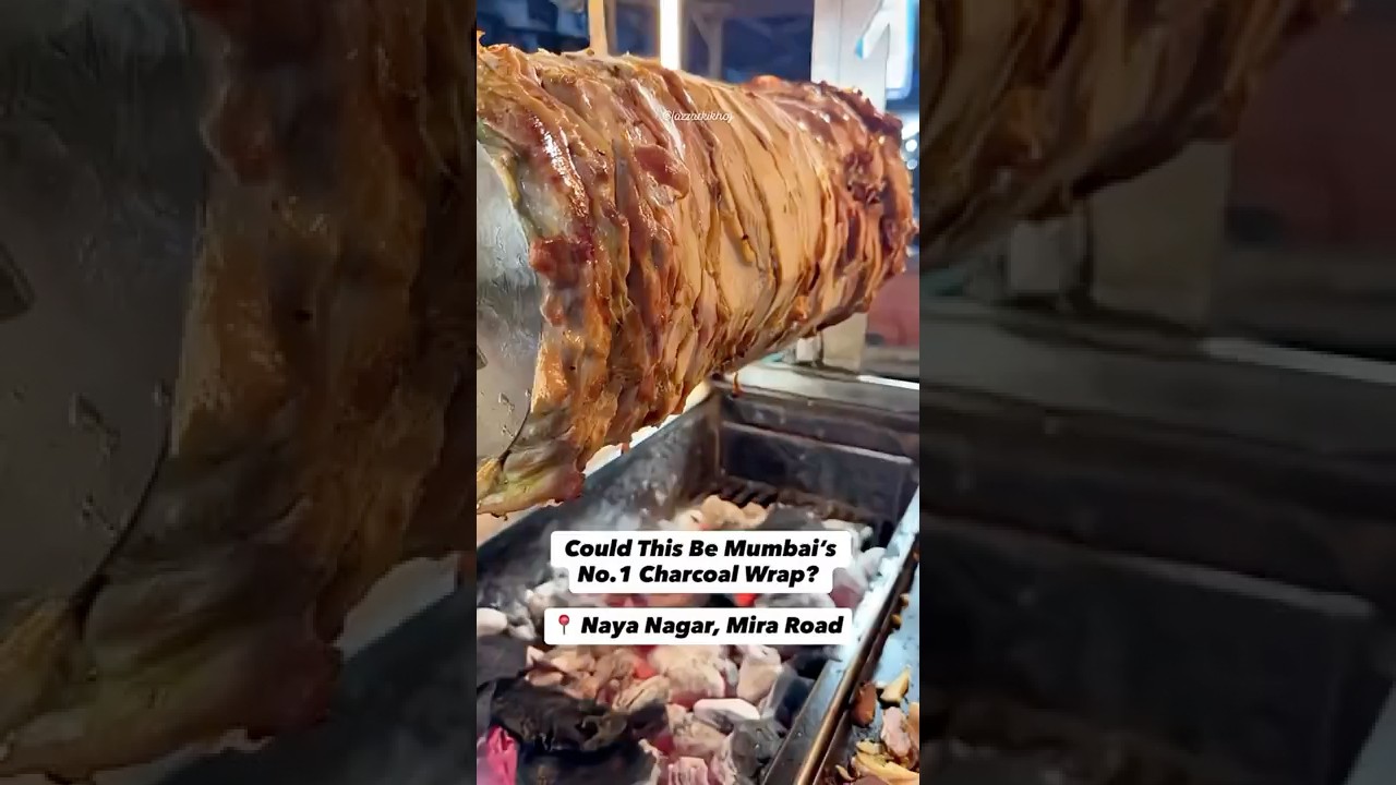 Mira Road Best Street Charcoal Shawarma |Must Try | Wrap | Burgers