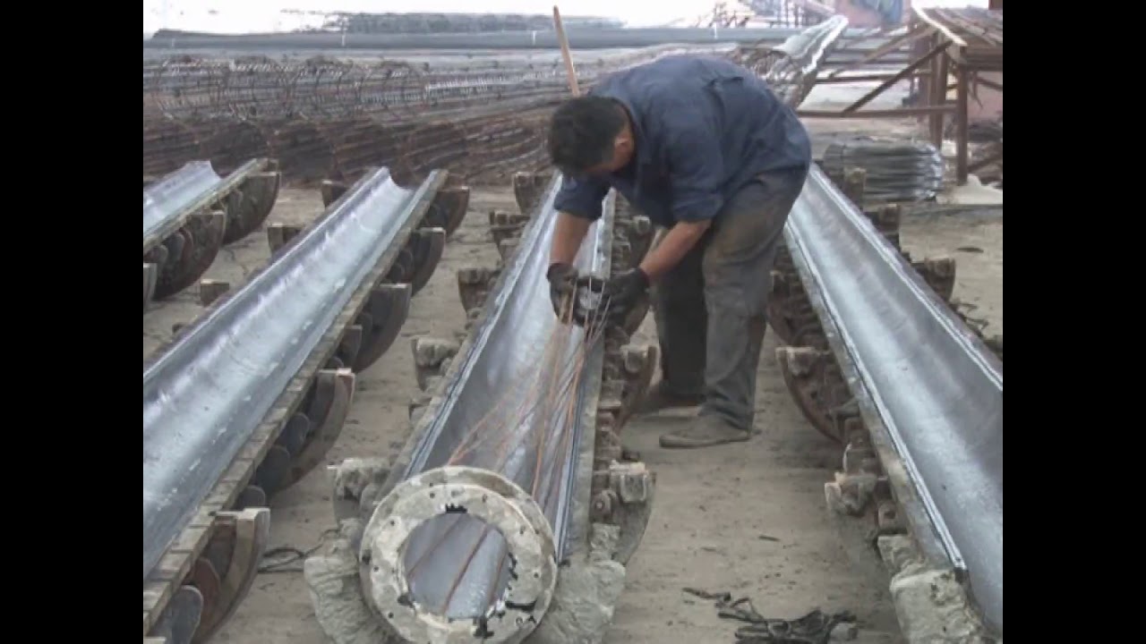 concrete electric pole making machine/concrete poles production line/concrete poles factory