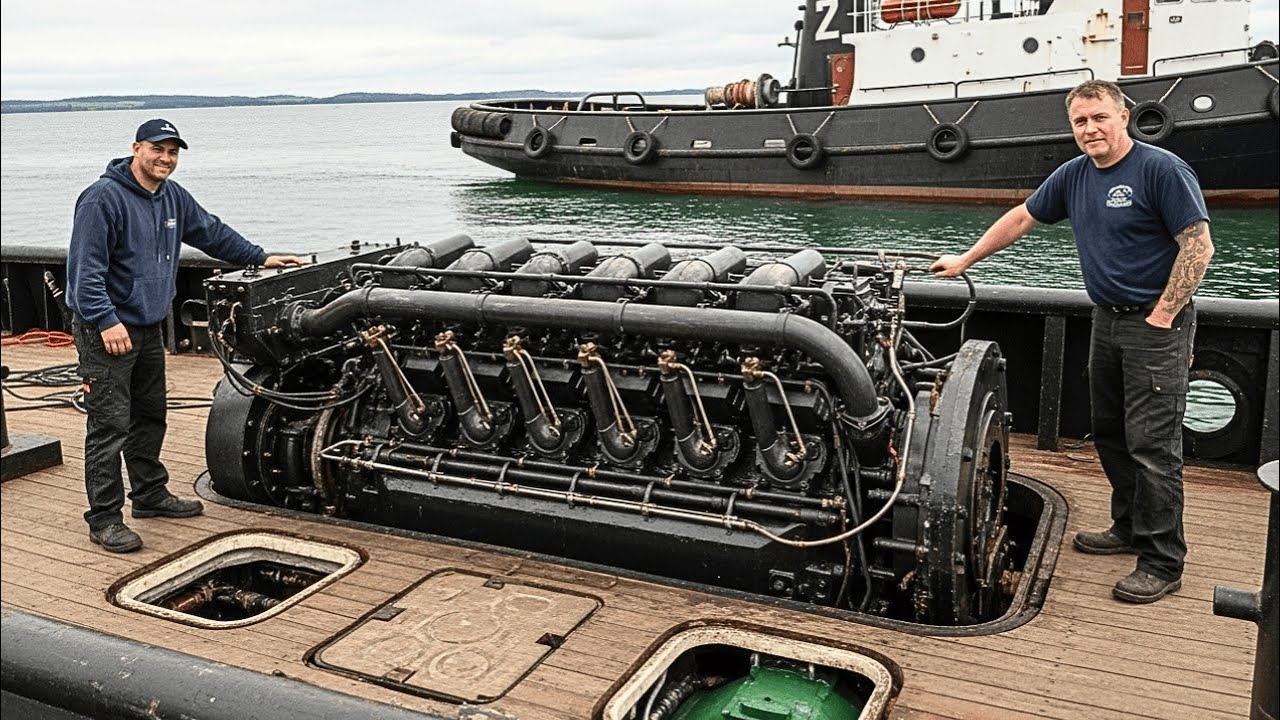 Brothers Bought A Tugboat For Scrap &mdash; The Engine Room Find Was Worth A Fortune...