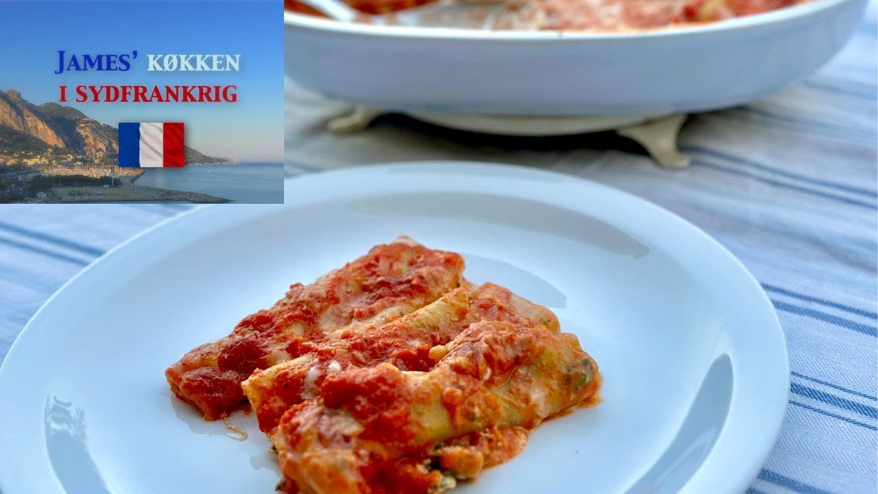 Cannelloni med spinat og ricotta - en skøn pastaret!