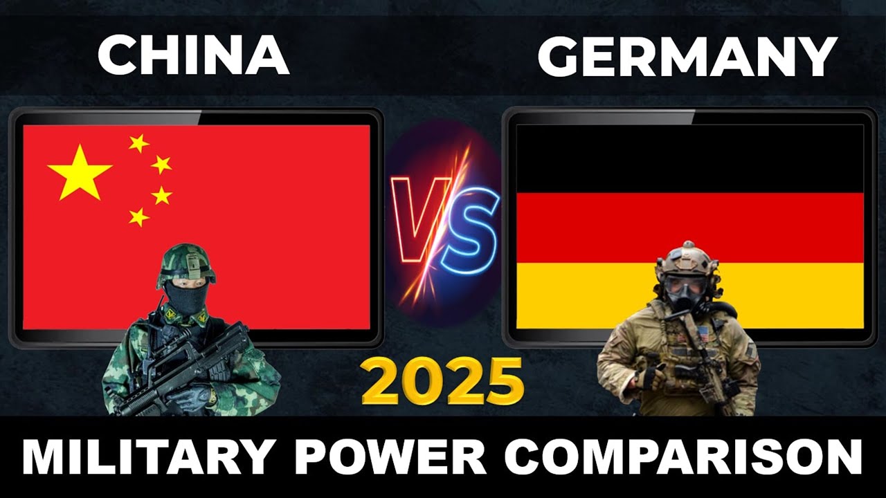 China vs Germany Military Power 2025 | Germany vs China Military Power 2025 | Defense Tube