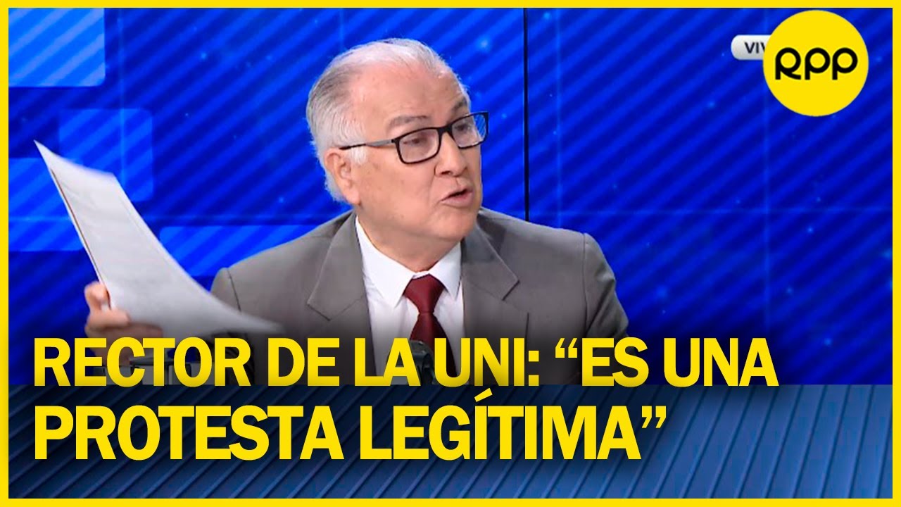 Rector de la UNI: Por autonomía, la universidad puede acoger a estudiantes que vienen a marchar