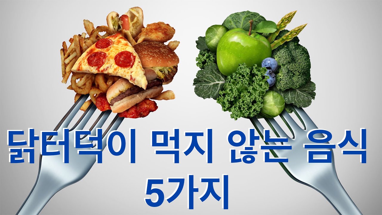 기능의학자인 의사가 먹지 않는 음식 - 5종 (POPs를 기준으로):