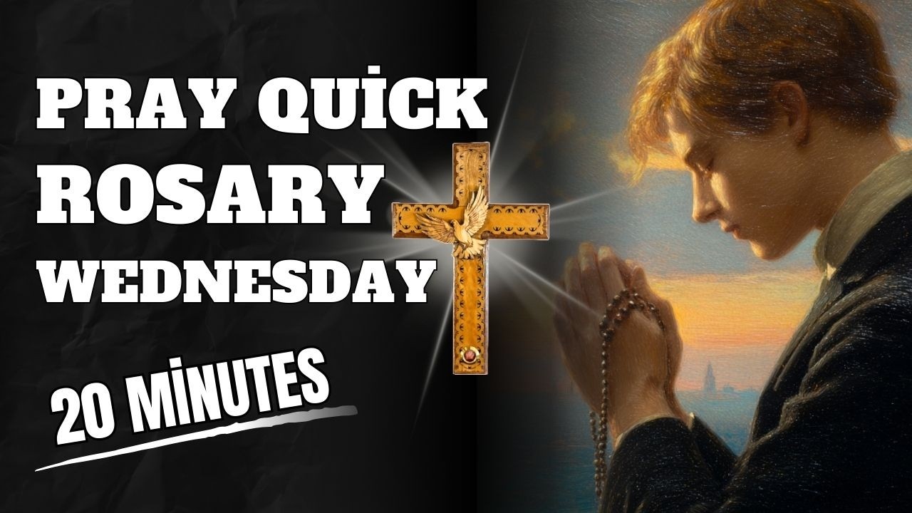 📿Wednesday - QUICK ROSARY🕯️| Fast & Simple Rosary Prayer