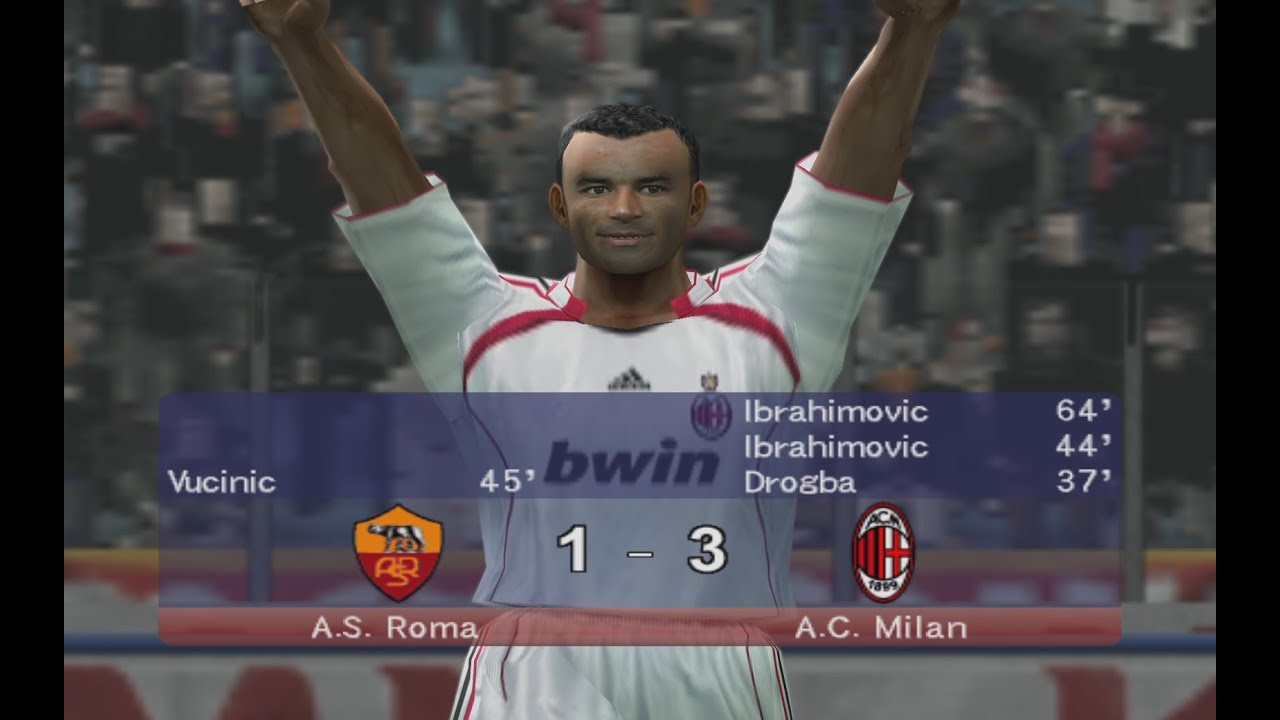 Рома — Мілан | PES 6 | Майстер Ліга | Сезон 2008