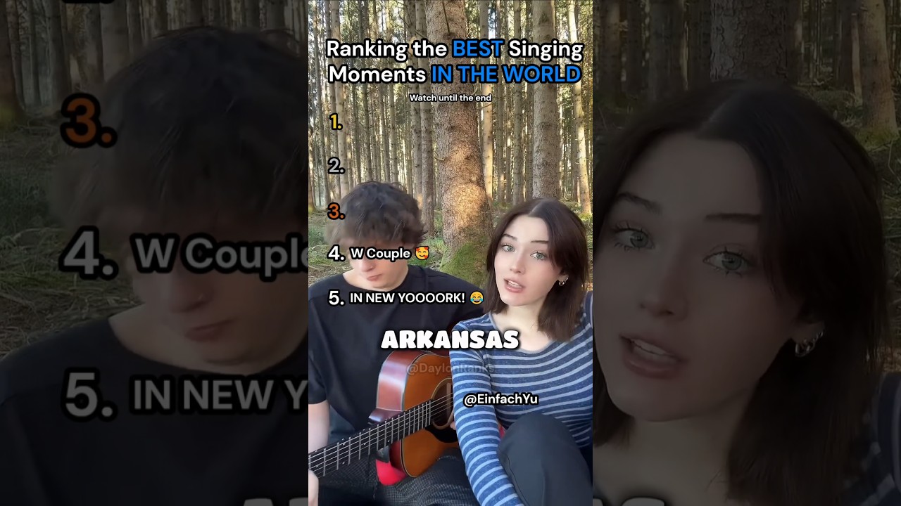 Ranking the BEST Singing Moments IN THE WORLD