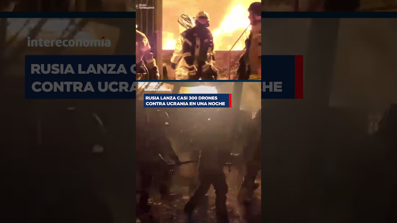 ⚠️💥Rusia lanza casi 300 drones contra Ucrania en una sola noche | Kiev resiste una nueva oleada