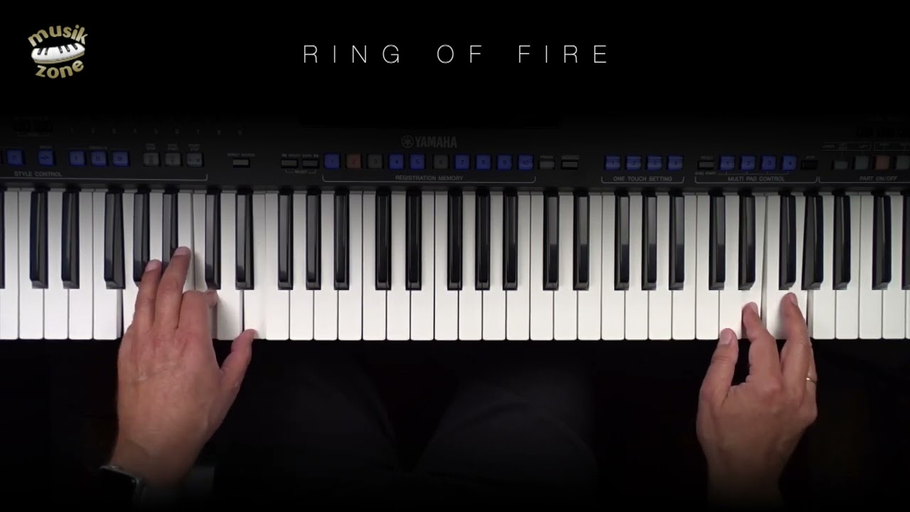 Ring of Fire (Johnny Cash) Keyboard Yamaha Genos how to play Tutorial - Musikzone