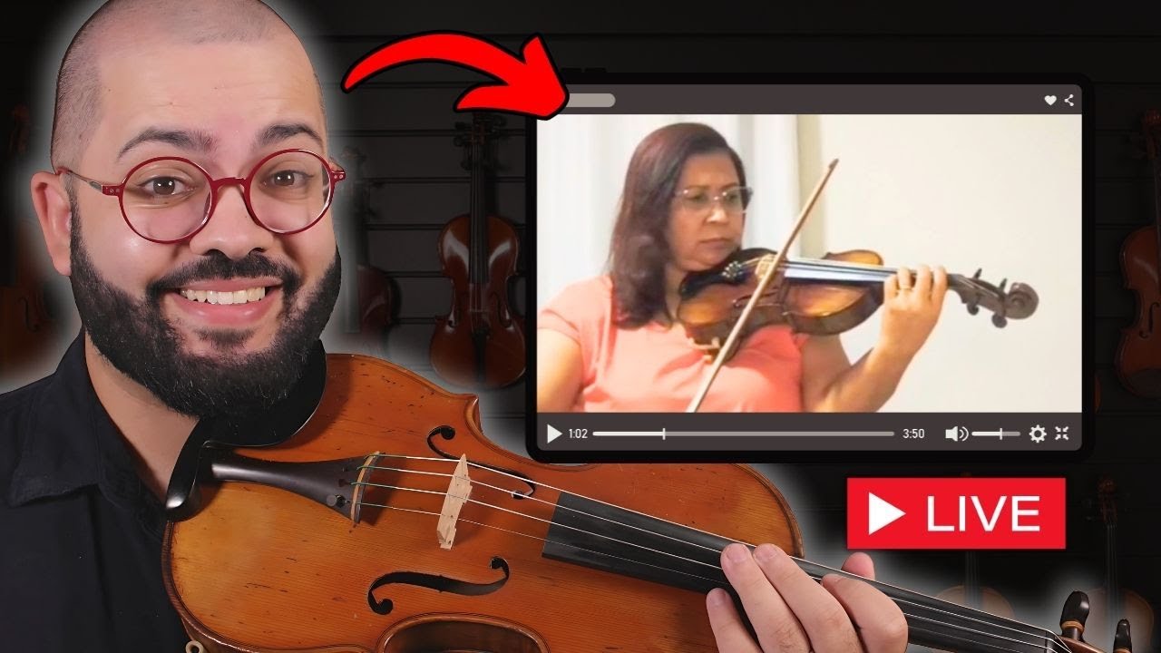 🔴 LIVE: Reagindo a alunos de violino | 07.08.2025